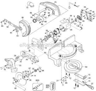Part Location Diagram of 146740-01 DeWALT Flanged Sleeve